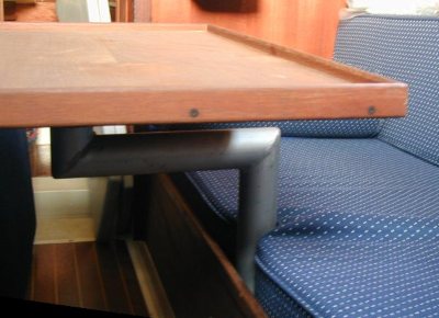 Factory table in normal mounting position